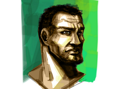 Zumbi dos Palmares brazil digital art digital illustration green illustration painting zumbi