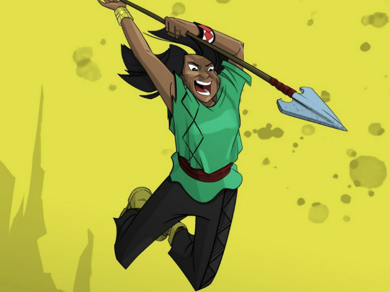 Character Design Illustration - Tuíra colors illustration character design character brazilian brazil indigenous