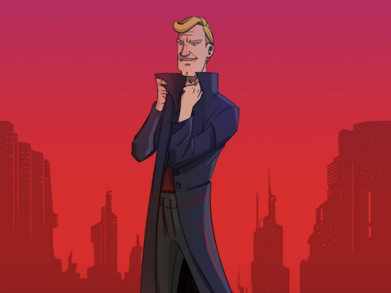 Character Design Illustration comic book antagonist illustration character design