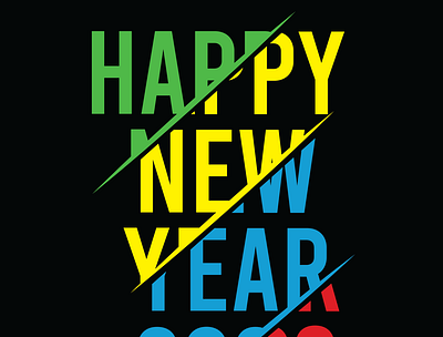 HAPPY NEW YEAR 2023 2023 2023 design adobe illustrator design graphic design t shirt type typography vector