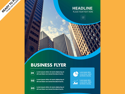 Vertical Business Flyer Template corporate flyer identity