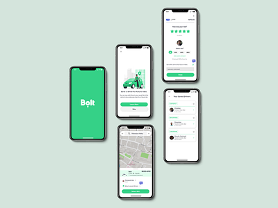 Mobile Redesign - Adding A New Feature To Bolt App app design mobile design redesign ui