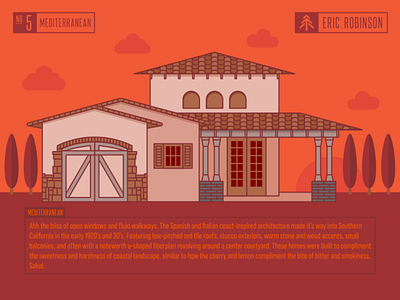 House Illustration 5 of 12 - Mediterranean branding design graphic design illustration