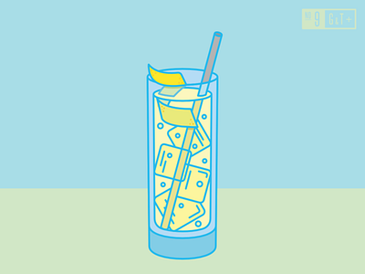 Cocktail Illustration 9 of 12 - G & T+ branding design graphic design illustration