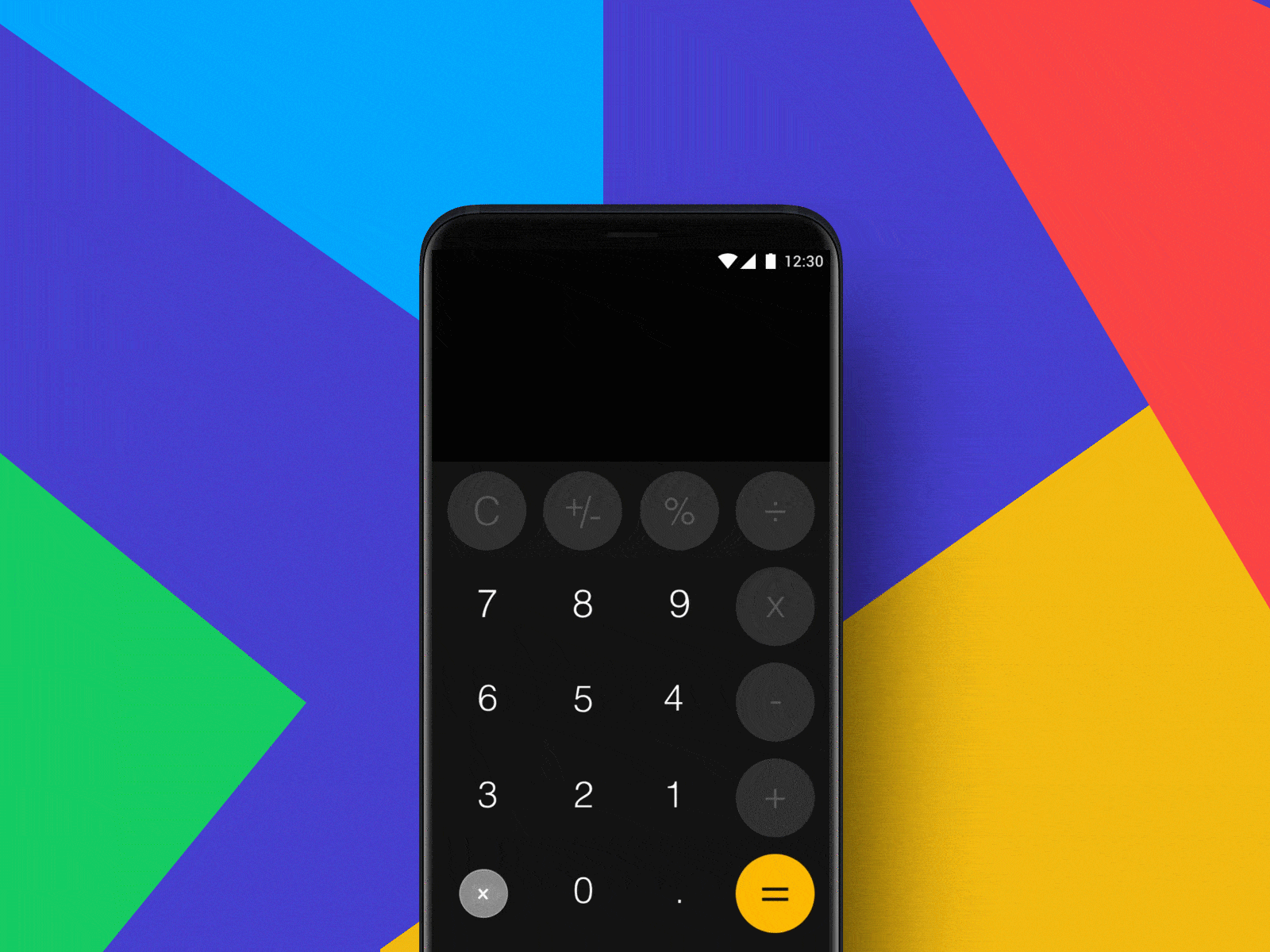 Calculator concept #dailyui #004 app concept calculator challenge chennai dailyui design sakthi ui visual design