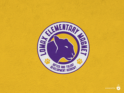 Lomax Elementary Magnet Secondary Logo branding design graphic design illustration logo