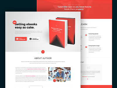 Material Book Landing Page