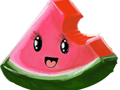 Watermelon Summer design icon illustration