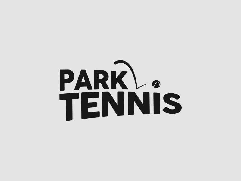 Park Tennis Logo trademark logotype branding motion brand tennis sport logo