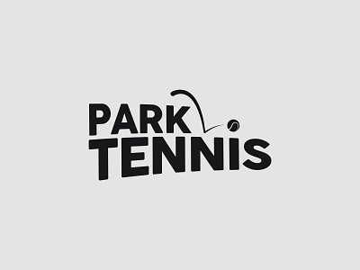Park Tennis Logo brand branding logo logotype motion sport tennis trademark