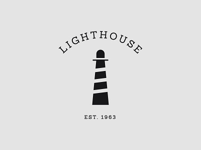 Lighthouse Logo brand branding light lighthouse logo logotype restaurant slab trademark