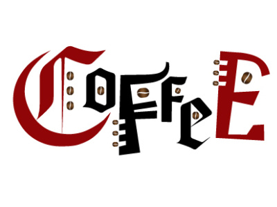 Coffee Typography graphic design typography