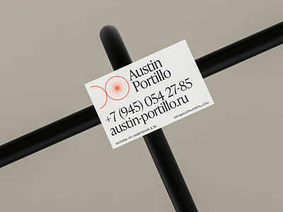 Business card - Austin Portillo brand identity branding businesscard commercial logo property type typography