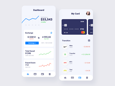 Bank Dashboard Design