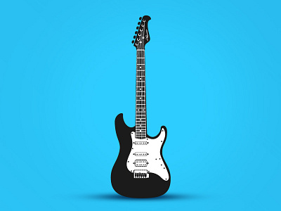 My Guitar Illustration J&J guitar illustration vector