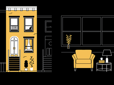 Homey illustrations design home illustration nyc