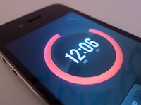 Timer app for iPhone by Lorenz Wöhr on Dribbble