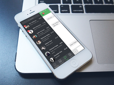 WhatsApp Redesign [Unofficial] app clean ios7 iphone sidebar whatsapp