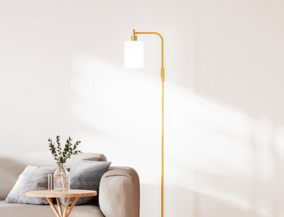 Industrial Floor Lamp -- Soft Lighting design lighting
