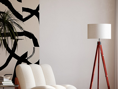 Wooden Tripod Floor Lamp -- Dream Lamp