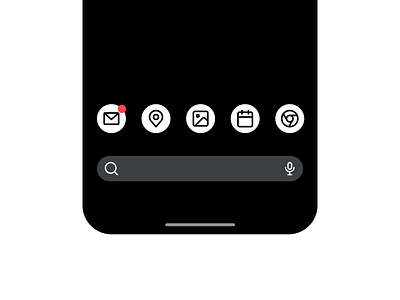 Home Screen UI with Basicons app home home screen icon icons ui