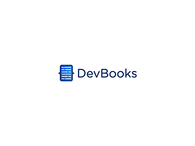 Dev Books Logo branding code dev logo