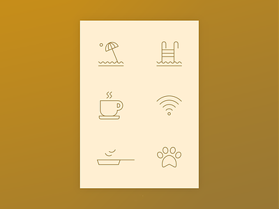 Hotel Reservation Icons app hotel icons