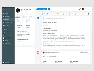 Helium EMR Dashboard