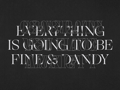 Two Moods anxiety art dark mental health procreate texture type design typography typography art