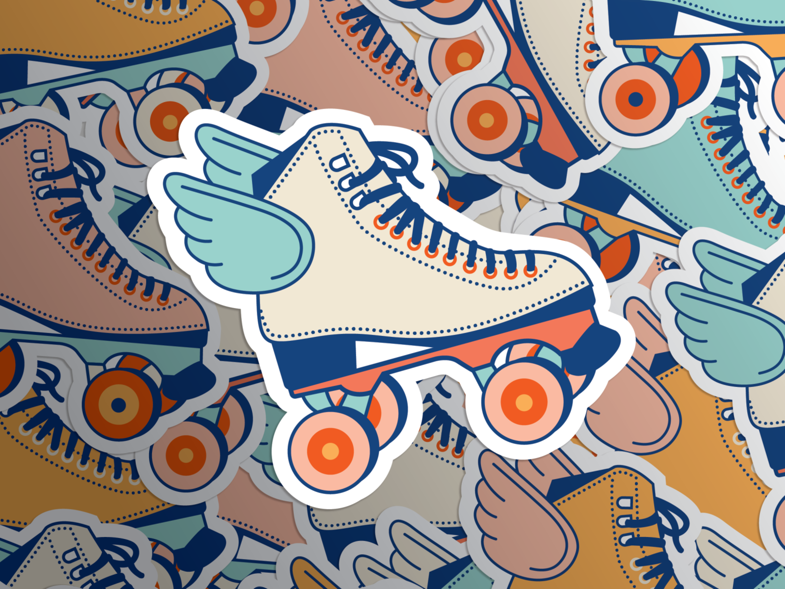 Roller Skate to Liberate Illustration by Lindsay Boivin on Dribbble