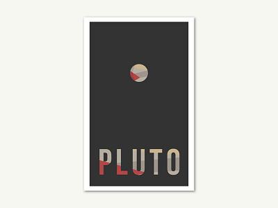 Pluto: Dwarf Planet Proud art graphic illustration mars planet planets poster space vector vector art