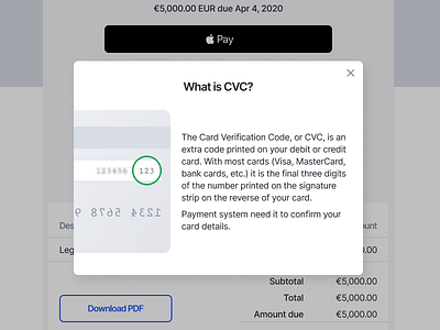 What is CVC card code credit card cvc design details ecommerce interface pay payment payment method ui