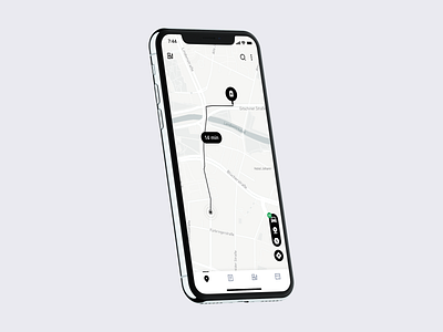 Route screen app charger clean destination electric electric car interaction interface location map route station ui ux