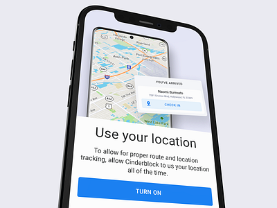 Onboarding screen app application flow gps interaction interface ios location map onboarding registration tracking ui user experience user interface ux