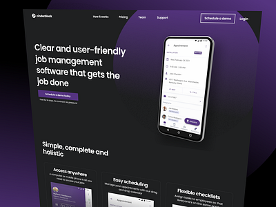 Home page redesign branding clean dark design home interface landing light product design product page ui ux webdesign website
