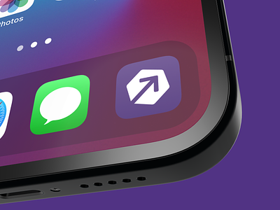 Cinderblock Icon app app icon app logo arrow branding clean design icon ios iphone logo logotype ui vector