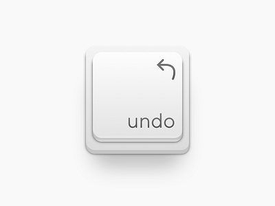 ⌨️ Undo Key app icon cmndz icon illustration key keyboard mac macos shadow ui undo
