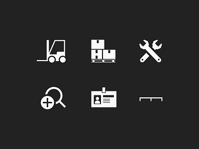 Toyota Menu Icons equipment forklift icons industrial toyota