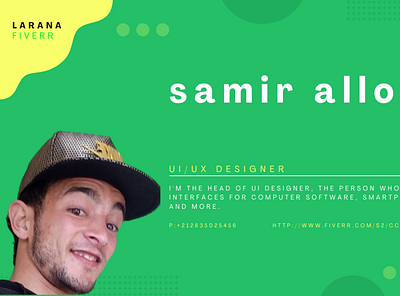 samir allouli 3d app branding business card design graphic design illustration logo motion graphics typography vector