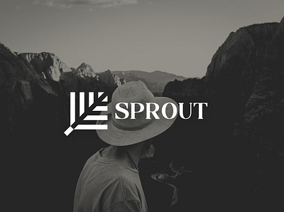 Sprout Logo Design design destination graphic design logo logodesign men travel vacation