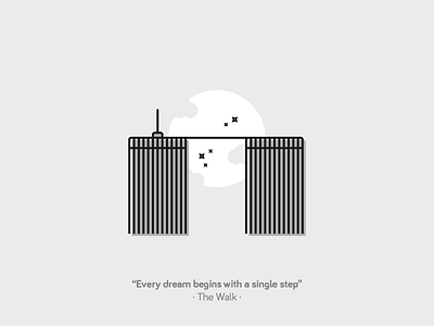 The Walk design dreams icon illustration nyc