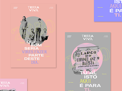 Terra Viva | cultural city brand brand identity branding branding and identity branding concept cirka city composition culture identity logo portugal poster typography