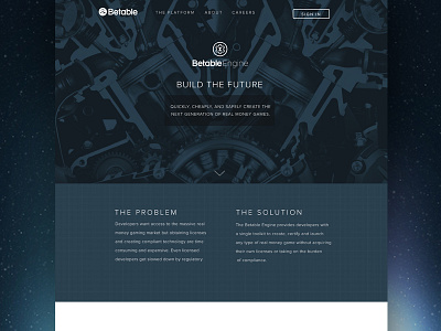 Betable Corp responsive startup ui ux website design