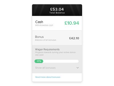 Wallet Total Balance Modal