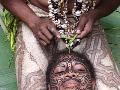 Oro Tattoo Designs, Oro Province, Papua New Guinea