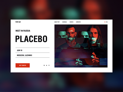 Concert poster | Placebo