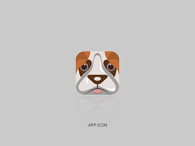 App Icon - Dog android app design dog flat icon illustrator ios photoshop square vector