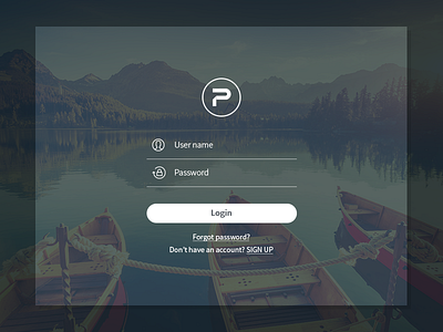 Daily UI 001 background challenge daily ui 001 design flat illustrator login modern nature photoshop ui