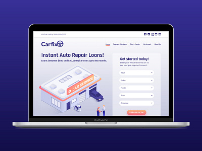 Carfix: Website Landing Page