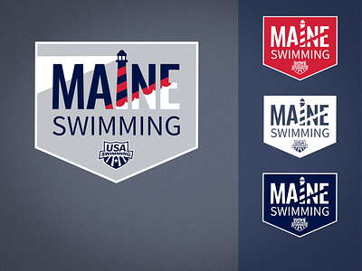 Maine Swimming olympics rebrand redesign sports swimming